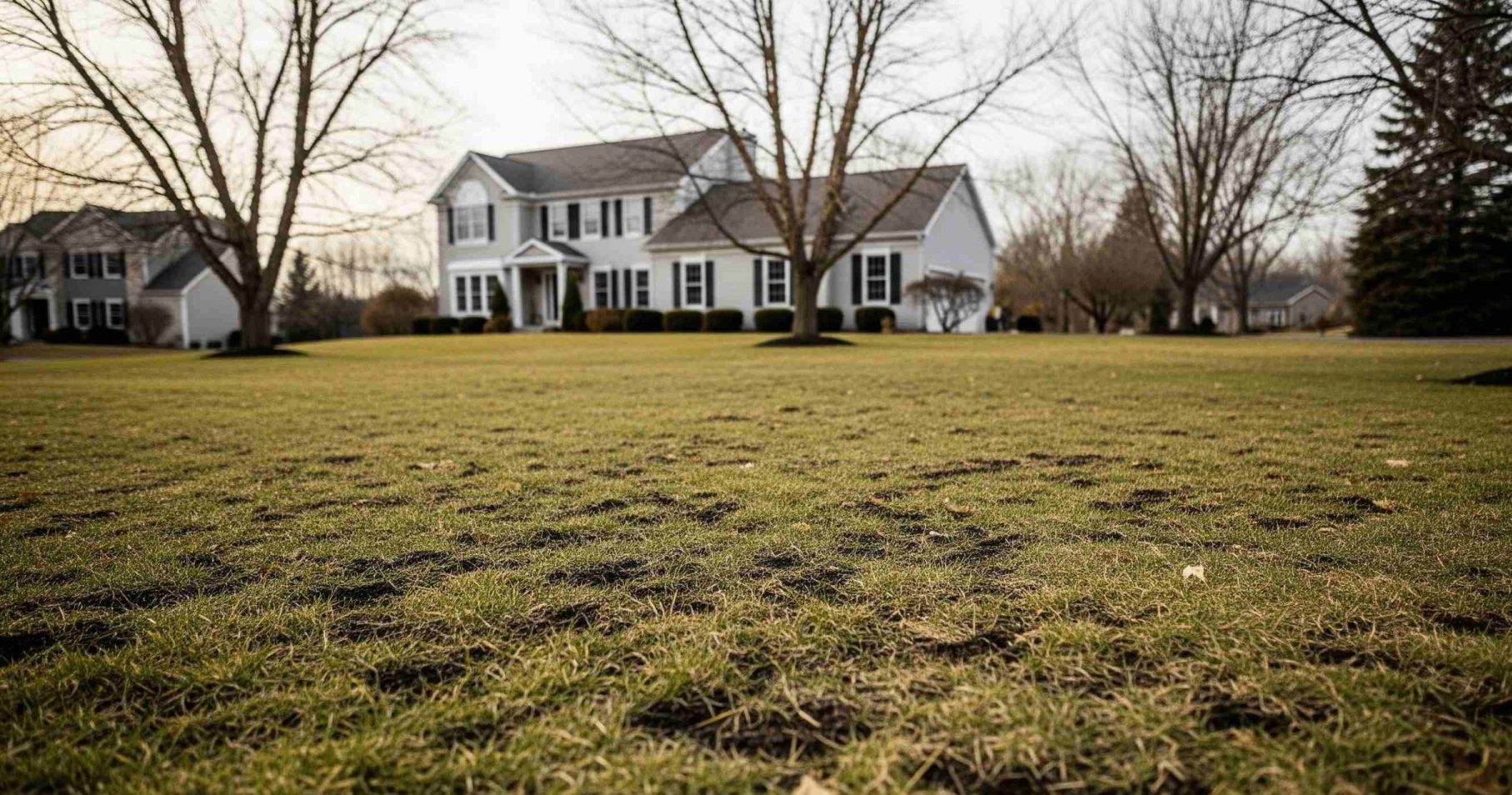Overseeding Process for Filling Bare Spots and Thin Areas